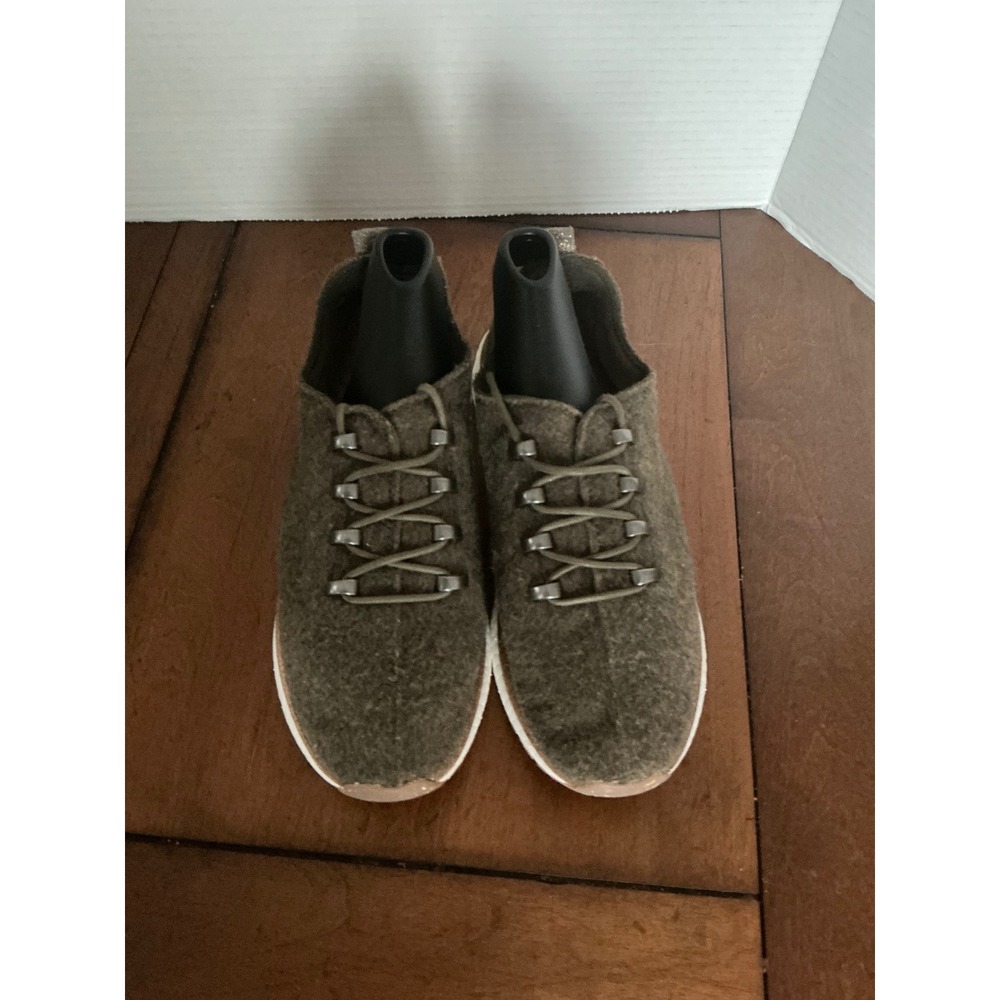 OTBT Courier Wool Sneakers Olive Green Lace Up Women's Size 8.5
